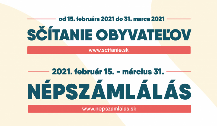 Aktuality / Sčítanie obyvateľov, domov a bytov