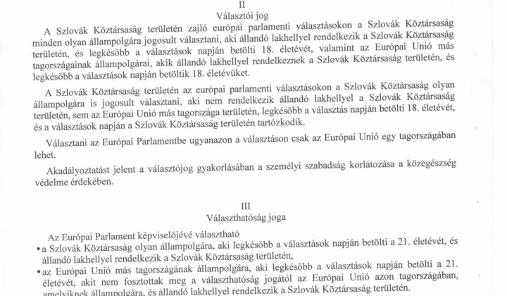 Aktuality / Voľby do EU - parlamentu - 2019