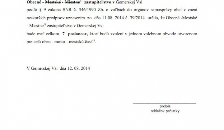 Aktuality / Voľby 2014